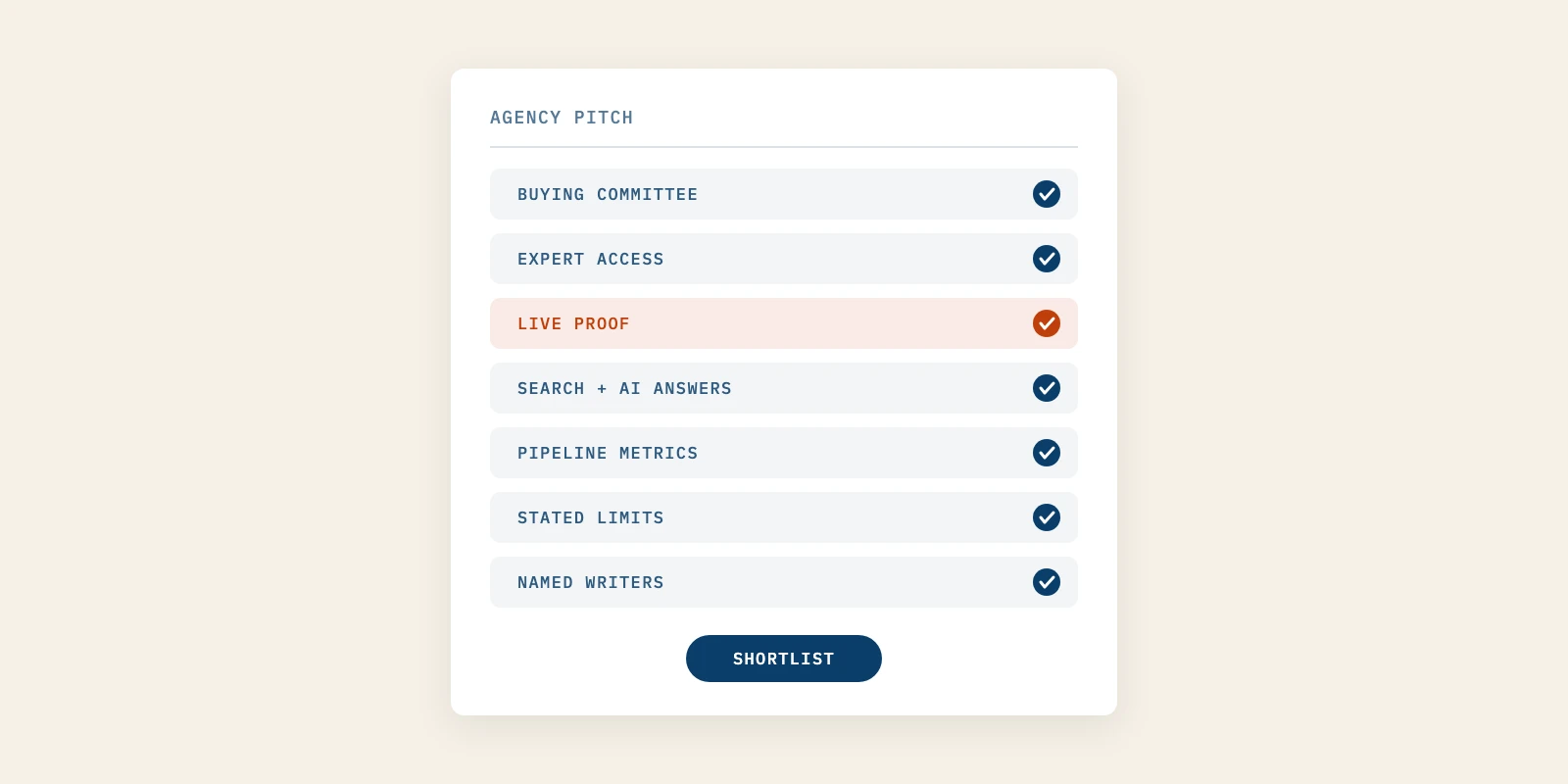How to Vet a B2B Content Marketing Agency Before You Sign (Seven Checks)