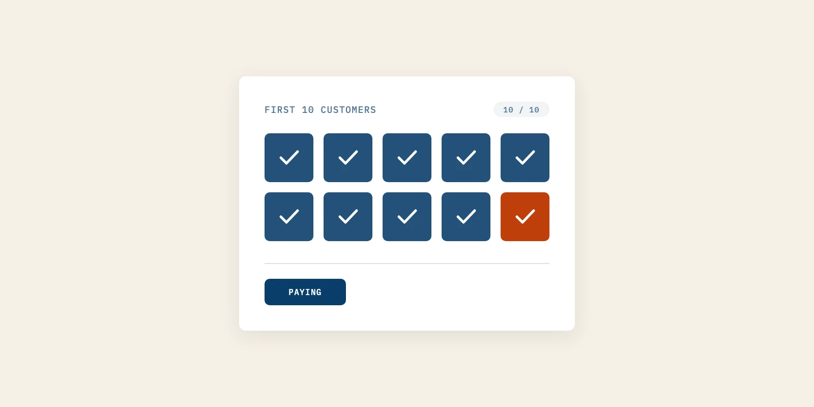 How to Get Your First 10 Customers Step by Step, Ending With a Paid Yes