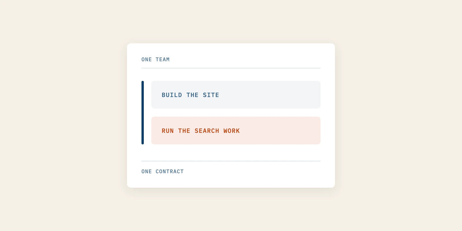 Should One Team Do SEO and Web Design? What a Rebuild Quietly Breaks